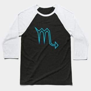 Zodiac Sign: Scorpio (Outline) Baseball T-Shirt